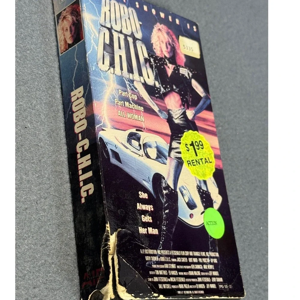 Robo‎ Chic VHS Movie 1990 Sci Fi Action SciFi Horror Kathy Shower Full Length